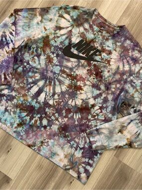 🥶NEW🥶 CUSTOM NIK TIE DYE MEN’S LONG SLEEVE
